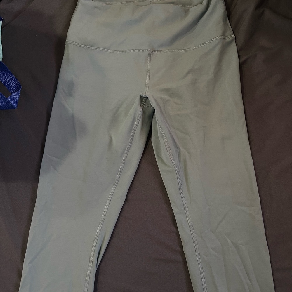 Lululemon Athletica Gray High-Rise Leggings
